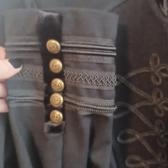 Torrid Military Bolero Jecket Sz 1 - Picture 3 of 4